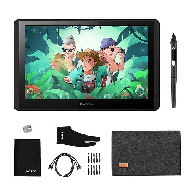 Display  Graphics Drawing Tablet Monitor BOSTO 12HD-A 11.6Inch on sale 6