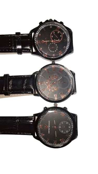 Men And Boys 100% Premium Quality Leather Band Watch For New Design 2