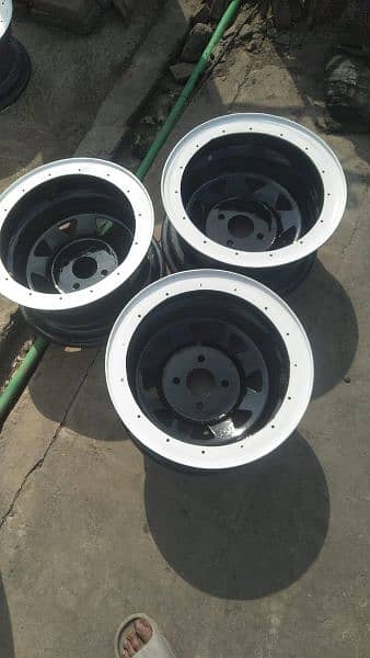 steel deep rims For car And jeep available CoD All of 1