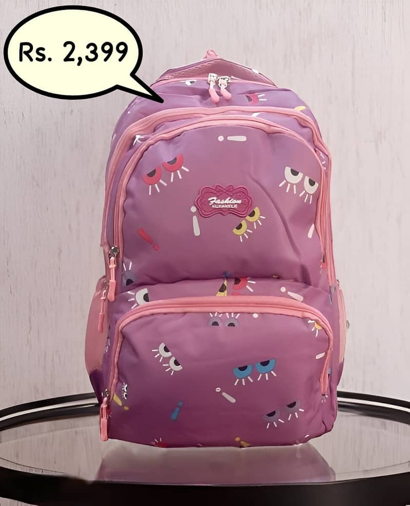 School and college backpack 3