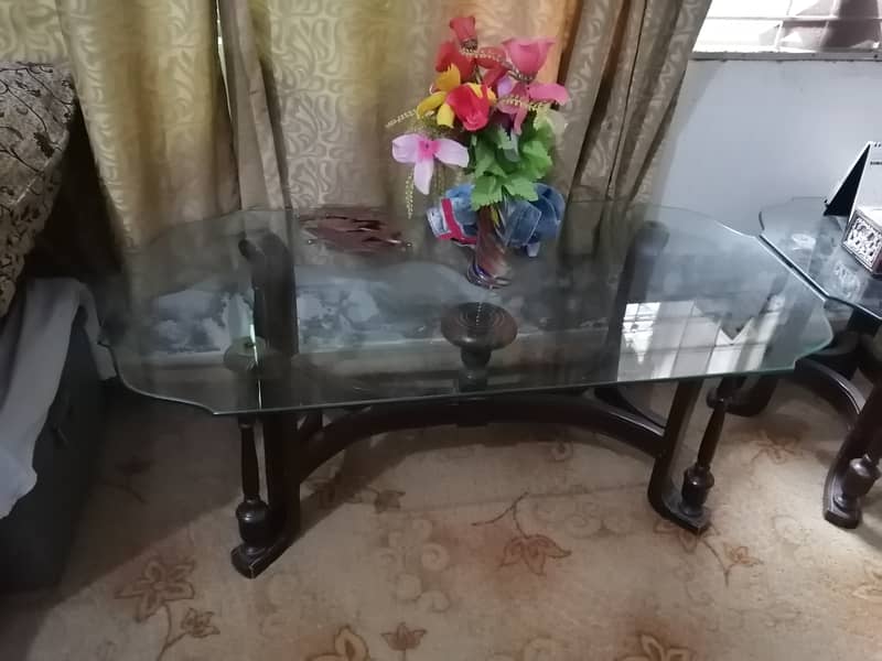 3 Pure wooden Tables Set 1