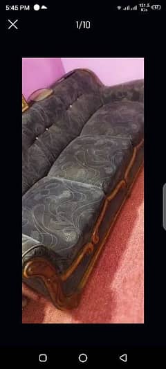 Germany velvet strong condition three seater