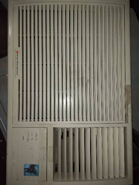 white Westinghouse 2 ton window AC made in Behrain 3