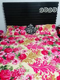 Double bed new design with side table 0