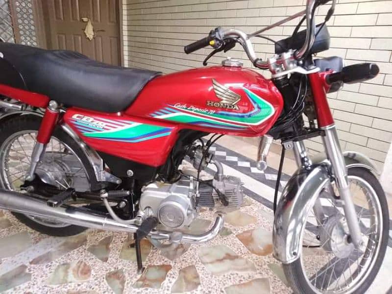 Honda CD motorcycle 2017 model 70cc argent for sale Pakistan - Standard ...