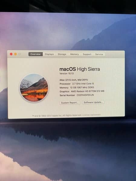 iMac (2011 21.5inch) / iMac for Sale 2