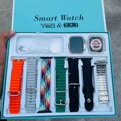New 7 Straps smart watch for boys and girls with Good battery time