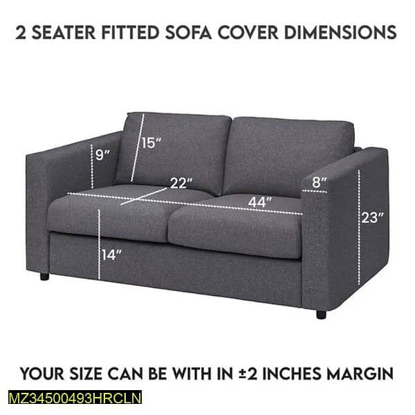 3 Pcs Micro Knitted Jersey Sofa Cover Set, 5 Seater 10