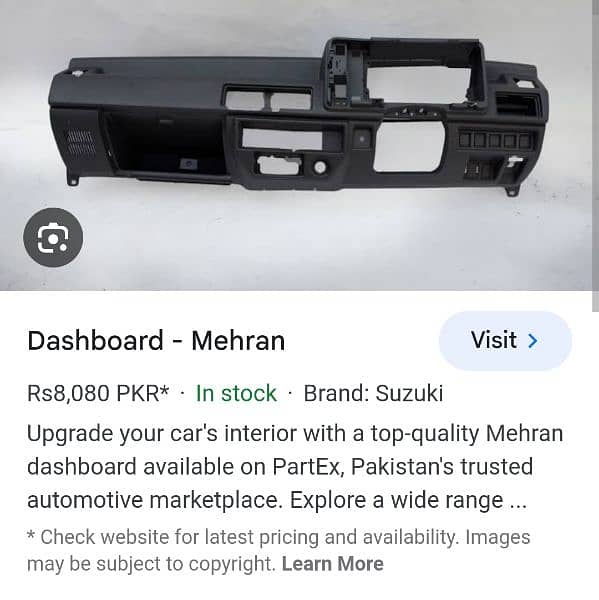 Mehran Original Dashboard 1