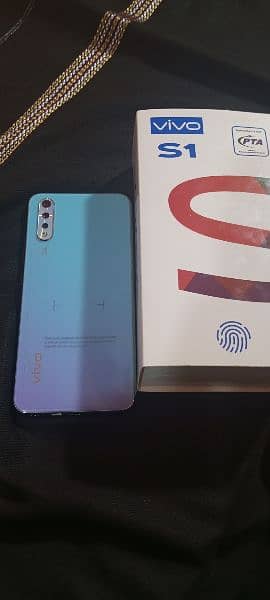 vivo S1 (8Gb/256Gb) Ram full new with box and charger pTa proved 6