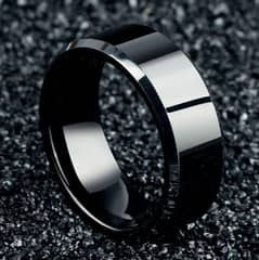 Titanium rings for men in four different colors