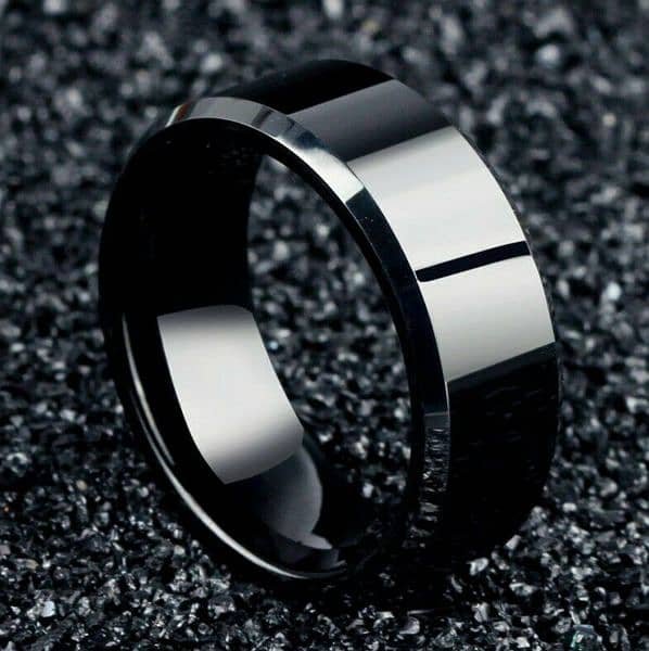 Titanium rings for men in four different colors 0