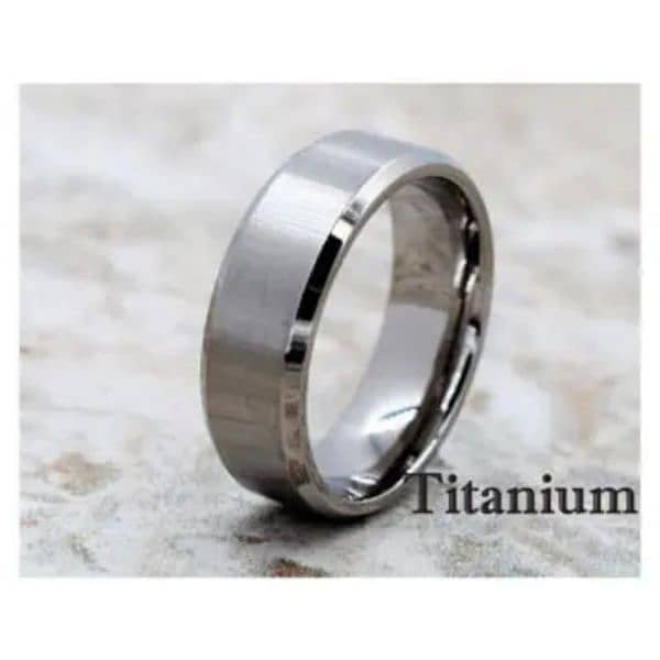 Titanium rings for men in four different colors 3
