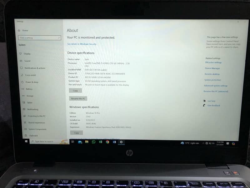 Hp Elitebook 840 G3 2