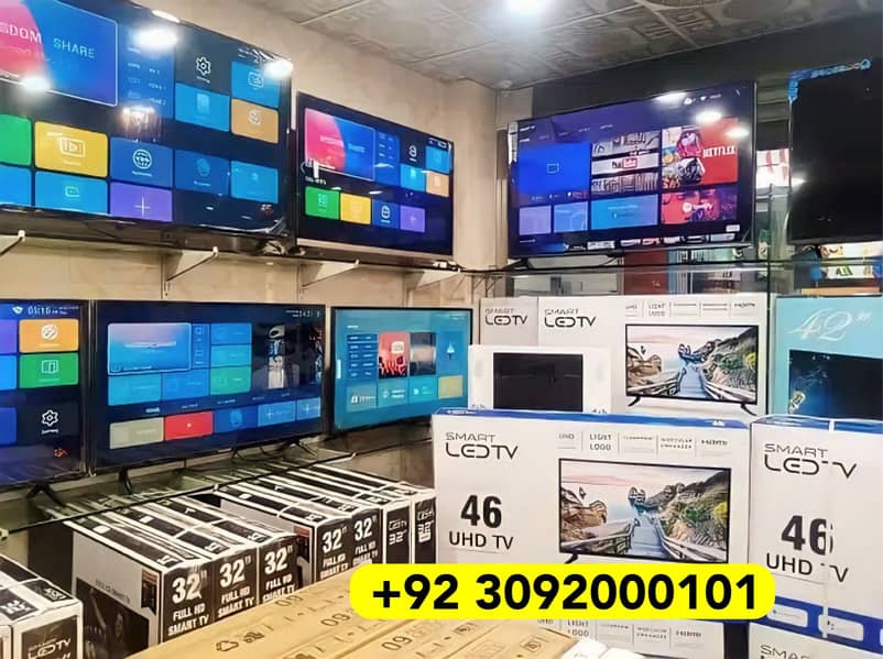 46" Brand New LED Tv 2024 New Model Stock Available offer SES 2