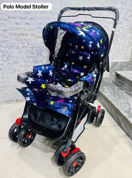 Imported baby stroller pram 3 in 1 convert to carry coat and car seat 1