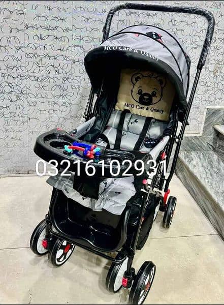 Imported  baby stroller pram best for new born best for gift 2