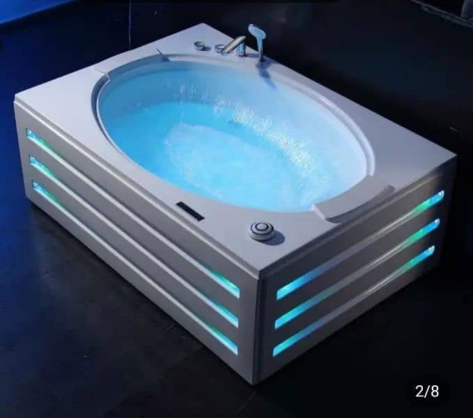 Jacuzzi / Bathtub/ Corian and pvc  Vanity /ledmirror / 3