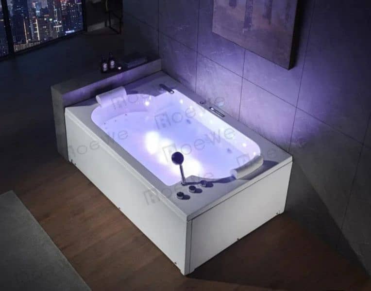 Jacuzzi / Bathtub/ Corian and pvc  Vanity /ledmirror / 4