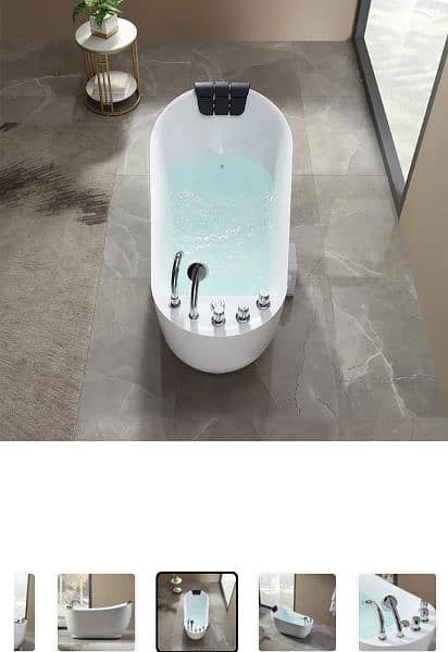 Jacuzzi / Bathtub/ Corian and pvc  Vanity /ledmirror / 18