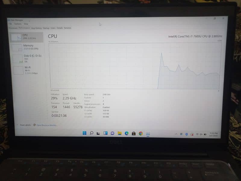 laptop (Dell), core i7 7th generation ( latitude 7480) 5