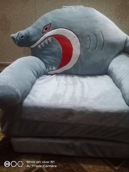 Foldable Sofa Baby Shark Seat 1