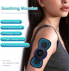 Body Massager with 8 Modes and 19 Levels of Strength, Rechargeable