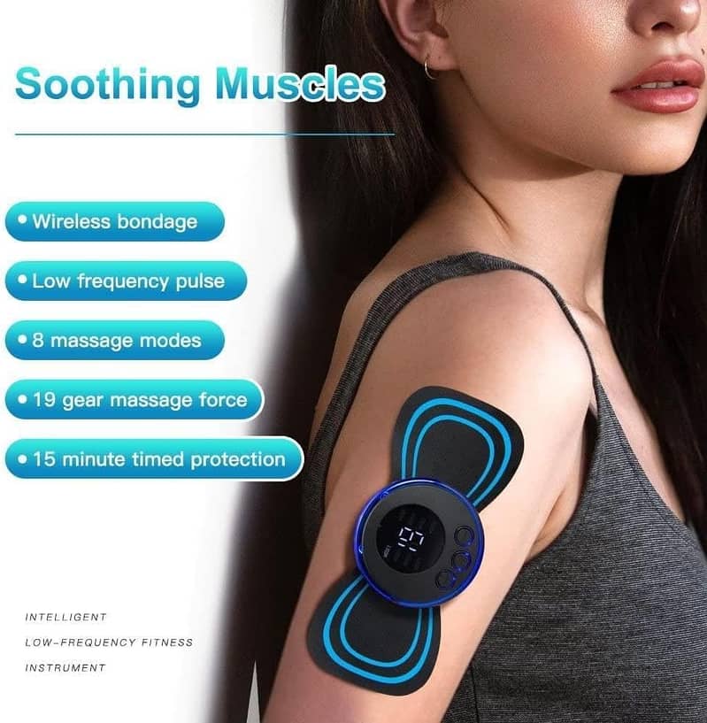 Ohuhu Tens Unit Muscle Stimulator EMS Therapy Electric Massager 4