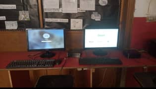 Computer with lcd mouse keyboard