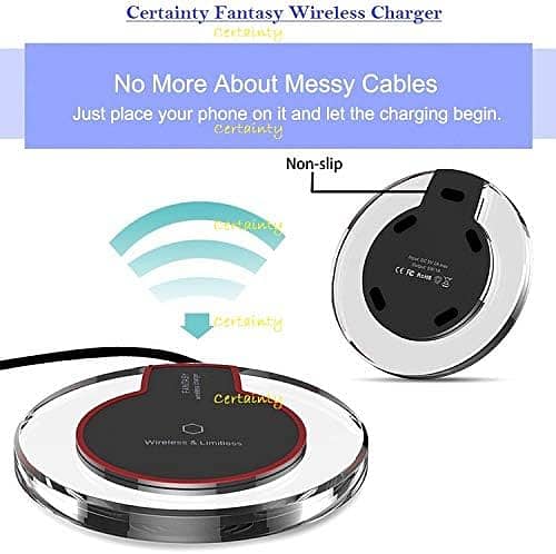 Fantasy Wireless Charger Compatible with Apple, Google, Samsung, HTC, 5