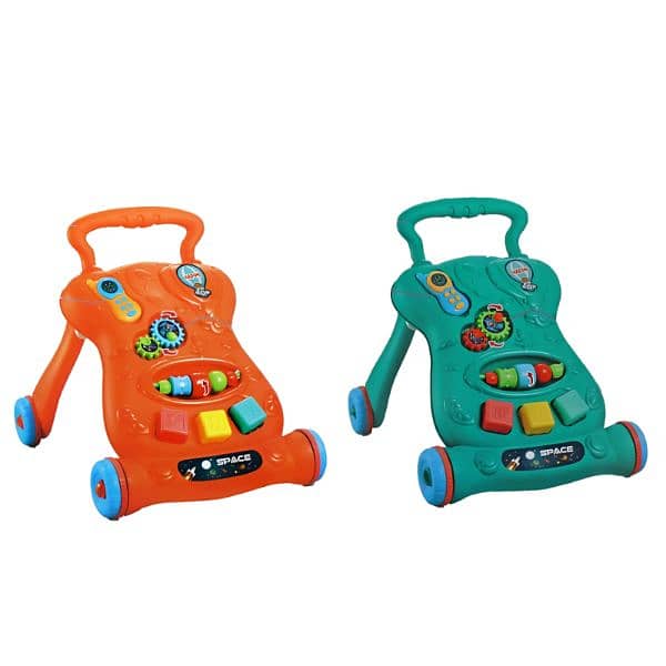 Play Together Children 2 In 1 Music Walker With Rattles, 0