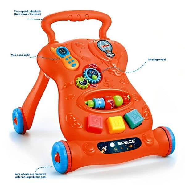 Play Together Children 2 In 1 Music Walker With Rattles, 3