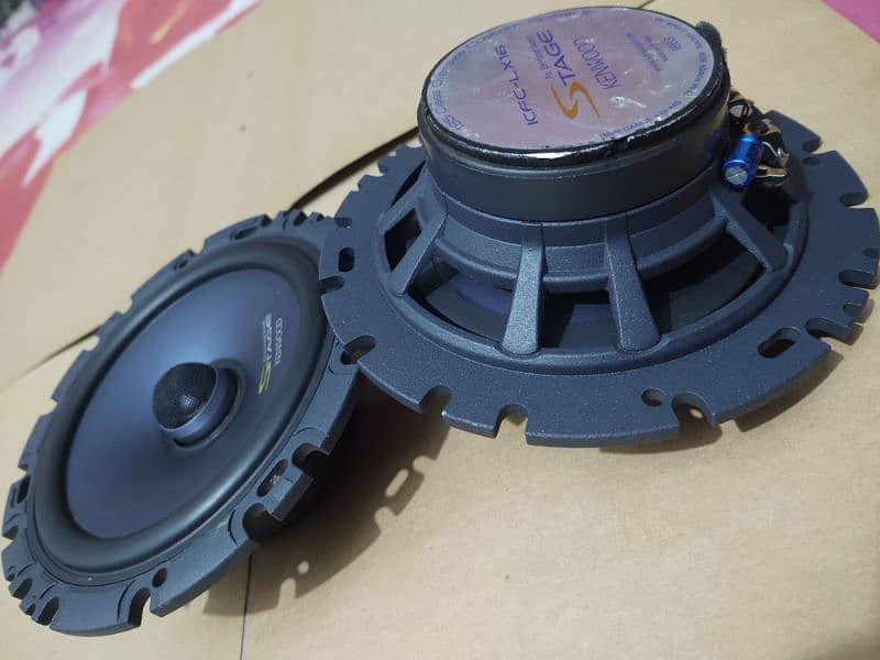 Original imported branded Geniune Kenwood door Component speaker 6.5 3
