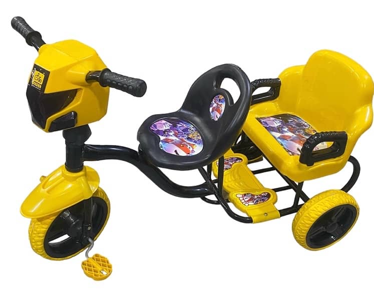 kids doubl sait tricycle in music light 2