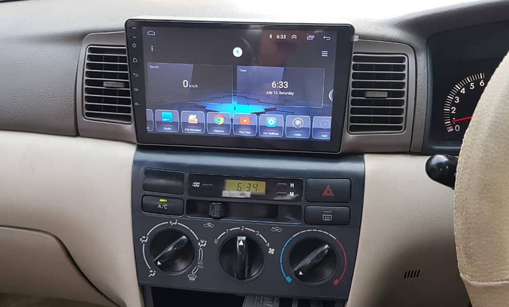 V7 Corolla 2002-08 Android Panel LCD LED Car Screen GPS navigation DVD 11