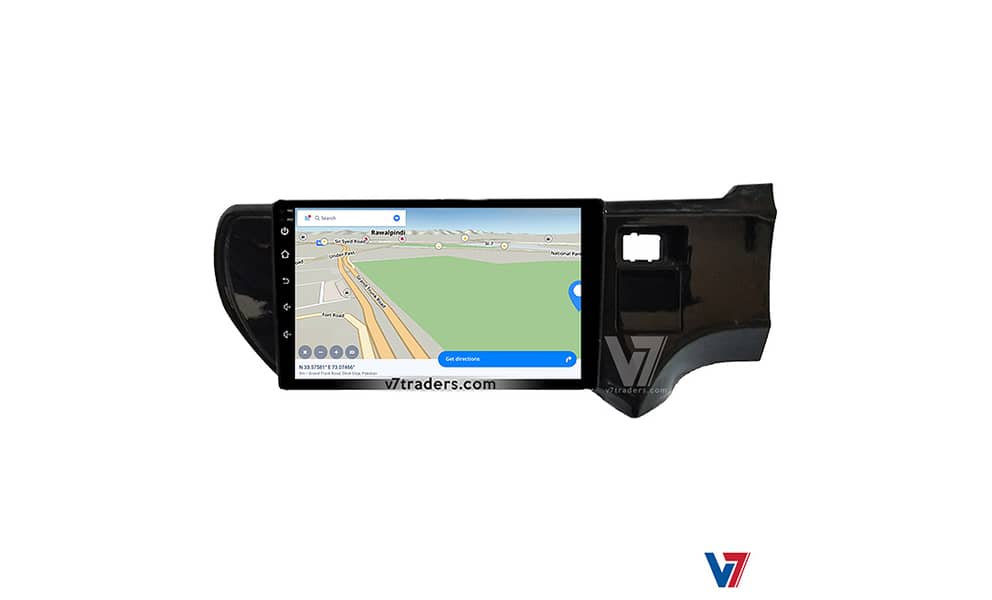 V7 Toyota Aqua LCD LED Car Panel Android GPS Navigation System DVD CD 8