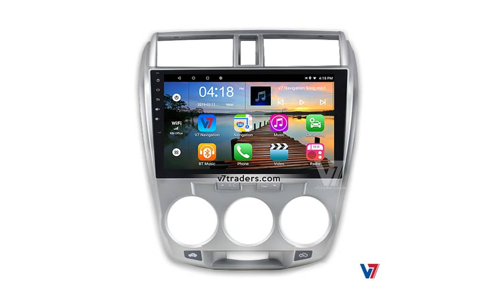 V7 Honda City Android Car LCD Panel GPS Navigation DVD Screen 8