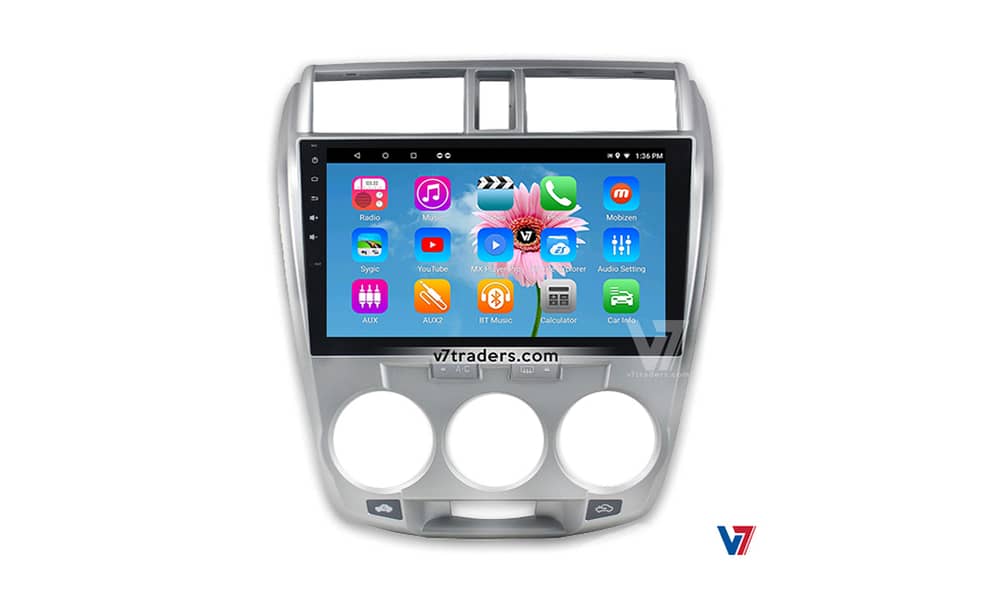 V7 Honda City Android Car LCD Panel GPS Navigation DVD Screen 9