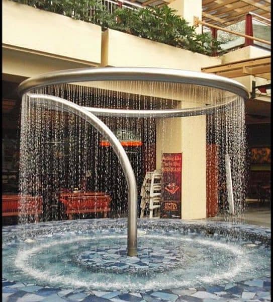 Fountain jacuzzi lakes, indoor & outdoor water Falls steam sauna bath 15