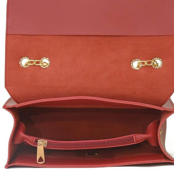 Beautiful Bags For Women PU Leather Plain Handbags 9