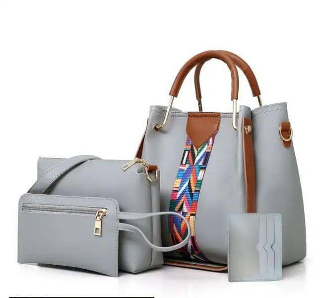 Beautiful Bags For Women PU Leather Plain Handbags 13