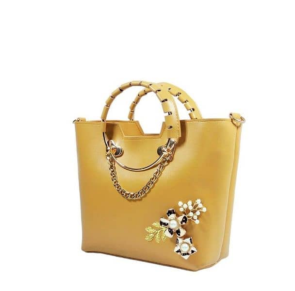 Beautiful Bags For Women PU Leather Plain Handbags 16