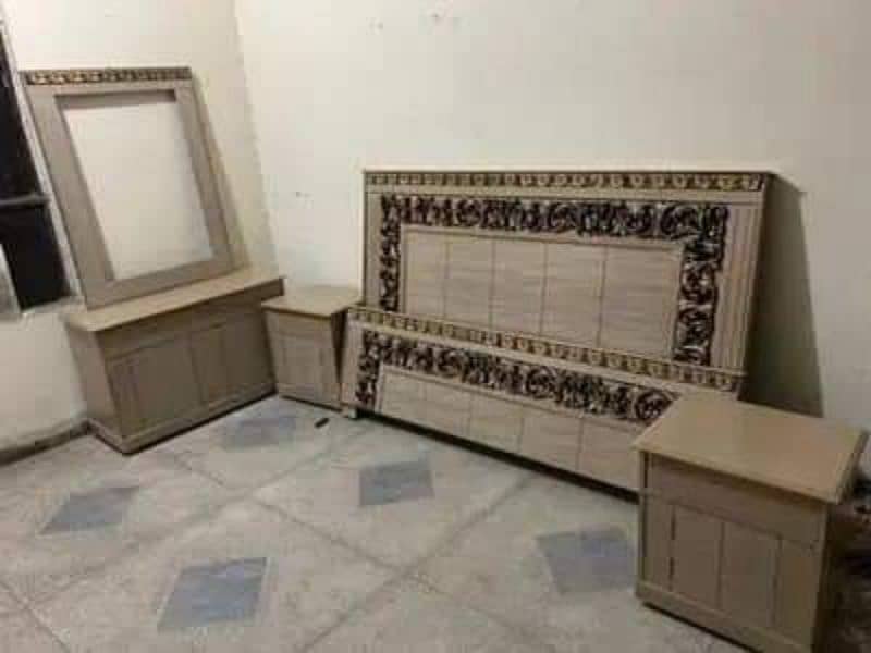 Double bed/wooden beds/bed set/factory rates/wooden bed/side table 17