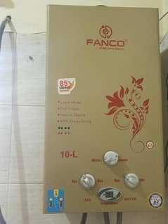 Fanco instant geyser 10 liters only 2 month used