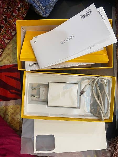 Realme C35 with charger and box perfectly fine 7