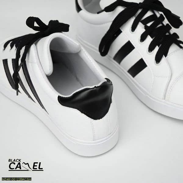 Black camel Rotterdam sneakers, white 1