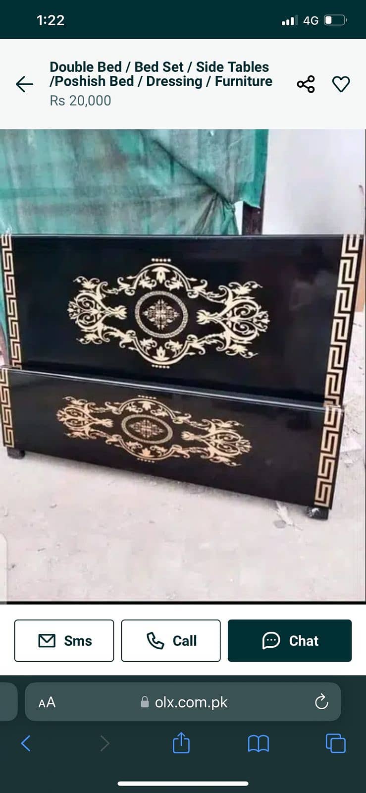 bed set / double bed / versace bed set / king size bed / bed 4