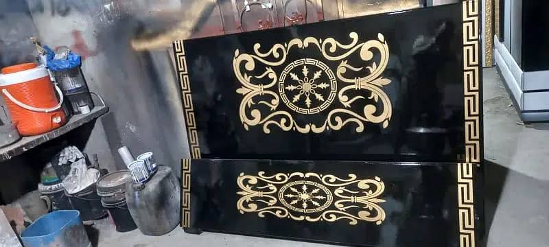 bed set / double bed / versace bed set / high gloss bed 2
