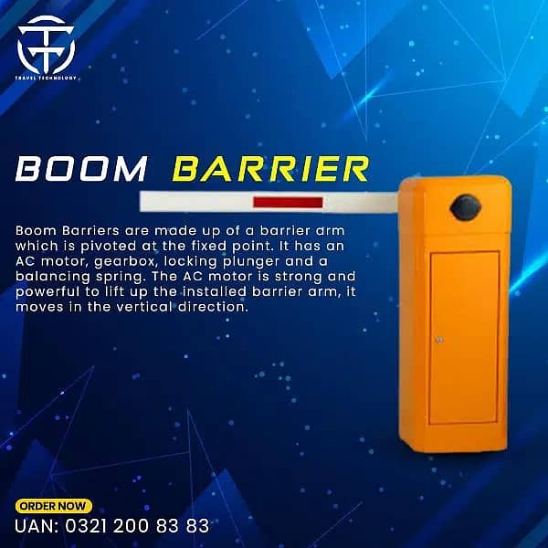 Parking Boom Barrier Security Gates for Vehicle Access Control 0