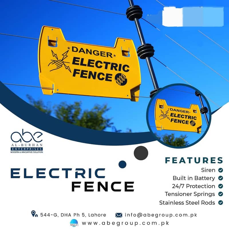 Electric Fence Security Barrier Now You Can Sleep with Confidence 0